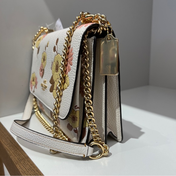 NWT Coach Klare Crossbody With Yellow Pink Floral Cluster Print CH550 - Picture 3 of 9